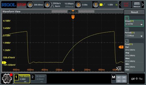 I2C SCLの観測