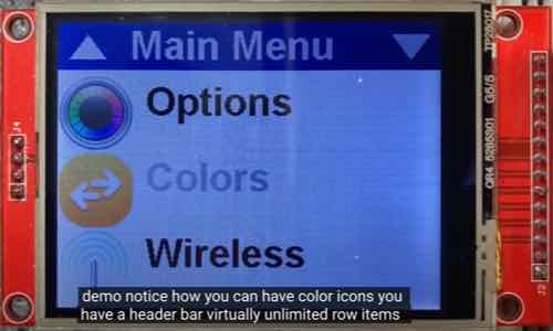 Adafruit_ILI9341_Menu