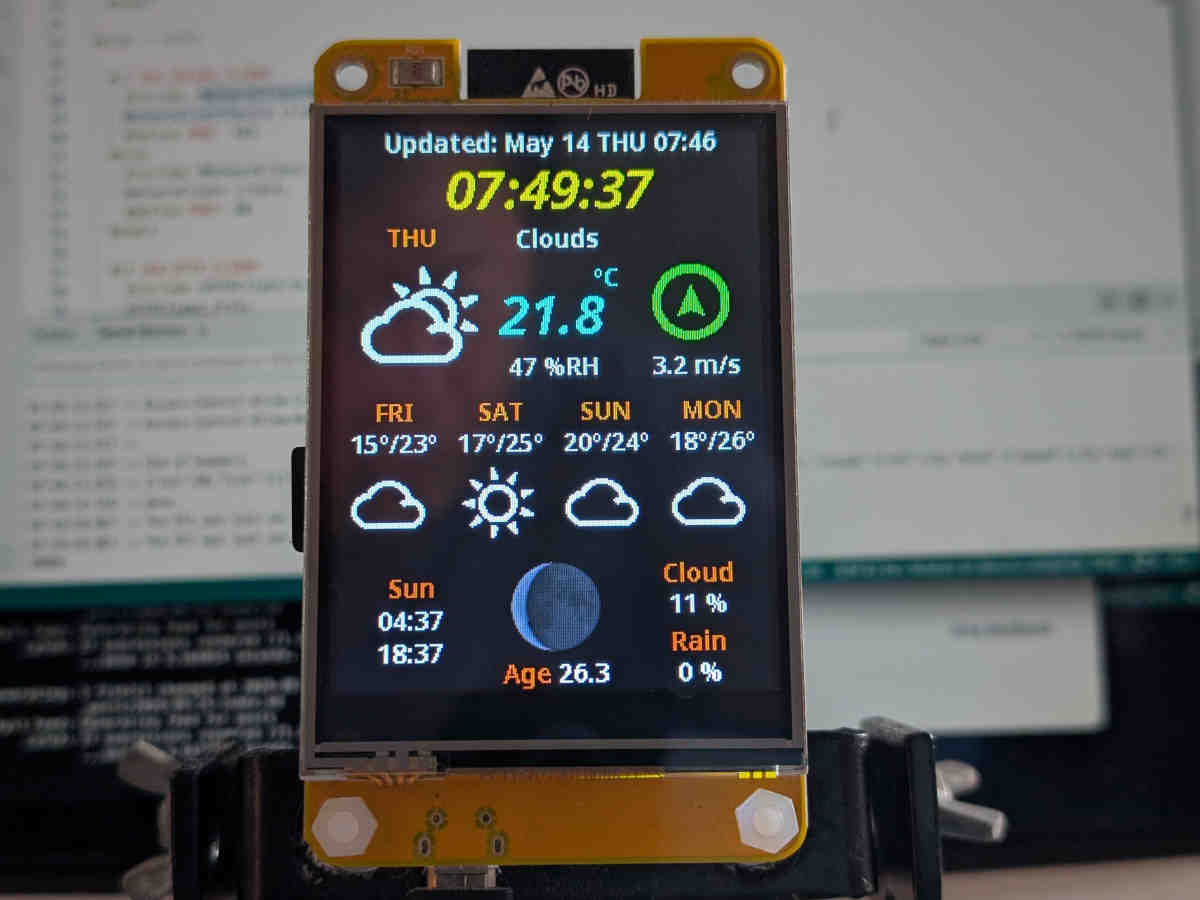OpenWather for ESP32